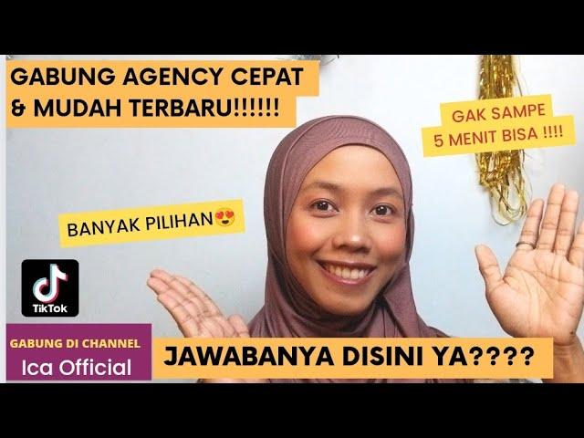 CARA MUDAH & CEPAT DAFTAR AGENCY ( MCN ) TIKTOK TERBARU!!! | ICAOFFICIAL #tiktokshop #agency #mcn