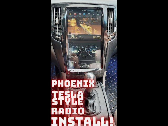 G37 Tesla Screen Install Step by Step DIY