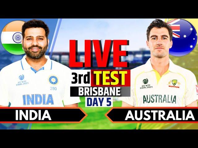 India vs Australia, 3rd Test, Day 5 | IND vs AUS Live Match Today | Live Cricket Match Today