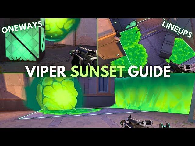 VIPER SUNSET GUIDE (NEW MAP) | VALORANT