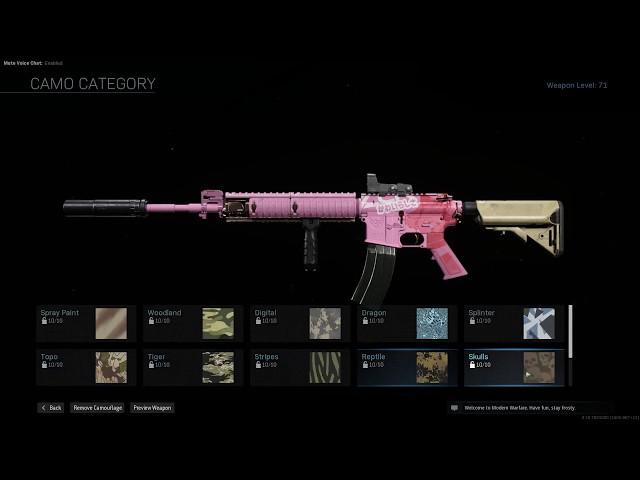 Anime Pink Tracer Pack The Breakup M4A1 & Casanova P90 Modern Warfare Warzone - iEnVy_666