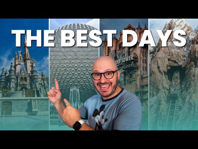 The Best Days to Visit Disney World  (4 Park Compilation)