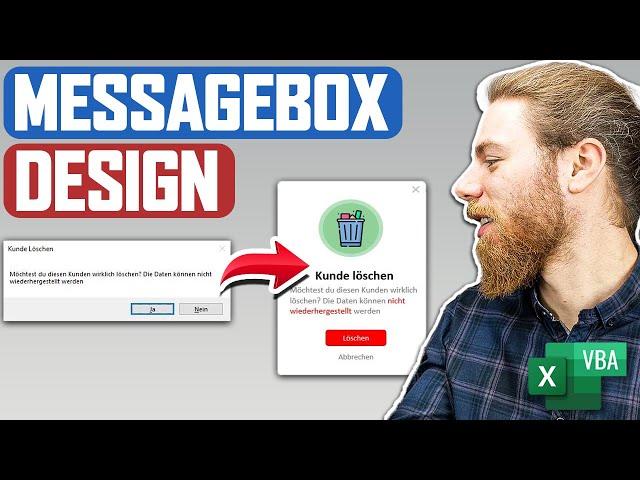 Eigene Messagebox erstellen (mit modernem Design!) | Excel VBA