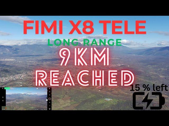 FIMI X8 TELE Long Range Test: Can It Fly 10KM? | Real-World Flight Distance Review