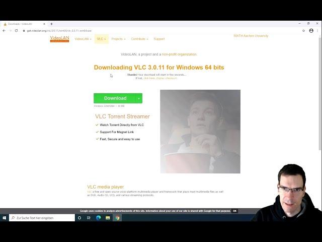 Herunterladen und Installieren von VLC media player