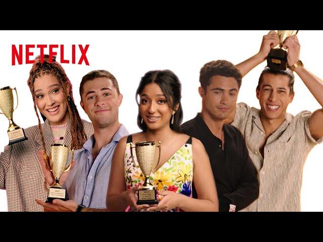 The Cast of Never Have I Ever Guess Fan Superlatives | Netflix