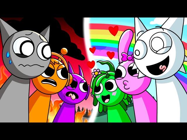 SPRUNKI: BOYs vs. GIRLs... (Cartoon Animation)