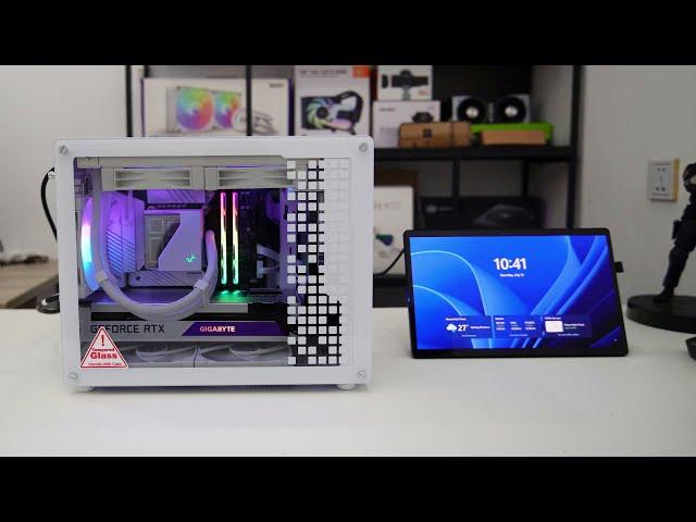 Jonsbo Z20 White M-ATX mini PC Chassis budget gaming PC build.