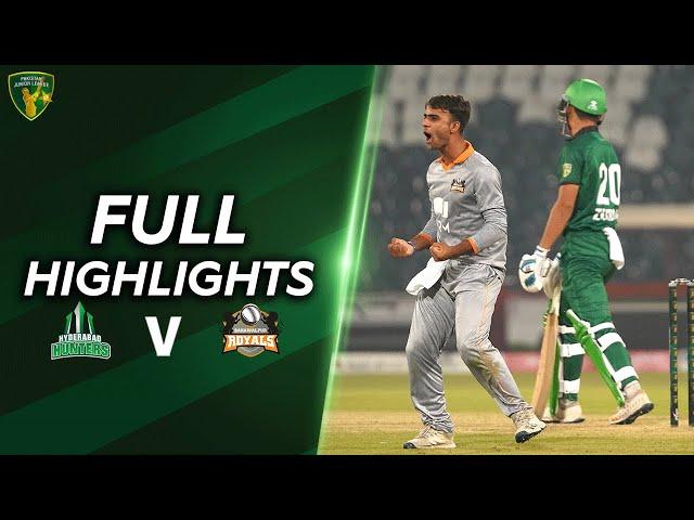 Full Highlights | Bahawalpur Royals vs Hyderabad Hunters | Match 2 | PJL | MV2T