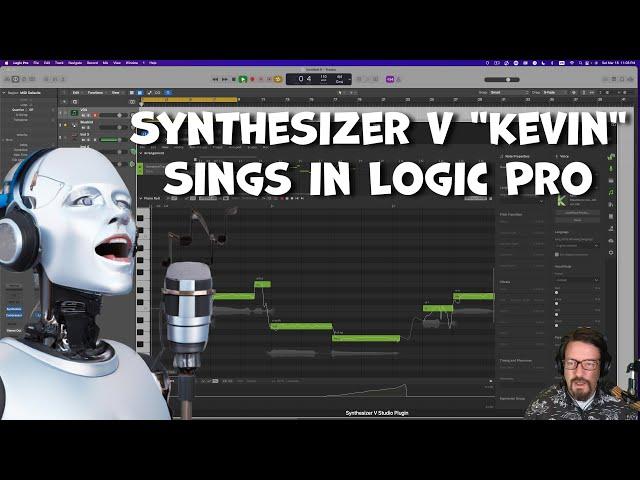 Recording into Synthesizer V (AI Vocalist) Inside Logic Pro |