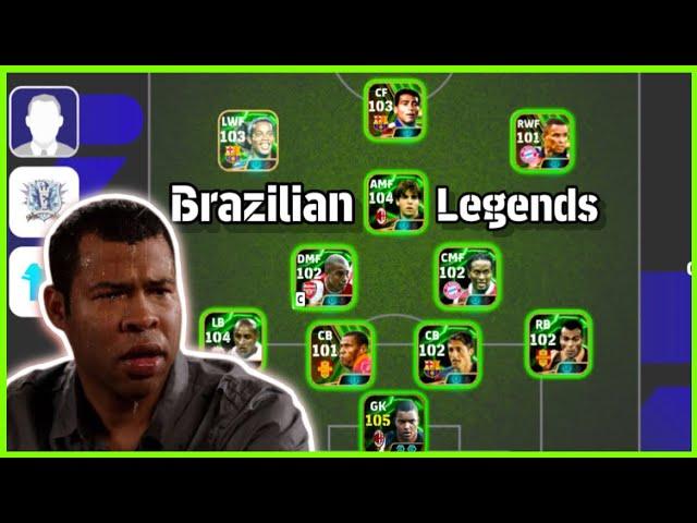 ️When I Play Brazilian Legend Mode| eFootball-TPM | #efootball #pes #efootball2024 #efootball2025