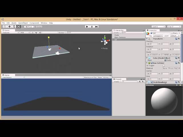 1. Apprendre Unity3D et la programmation C#