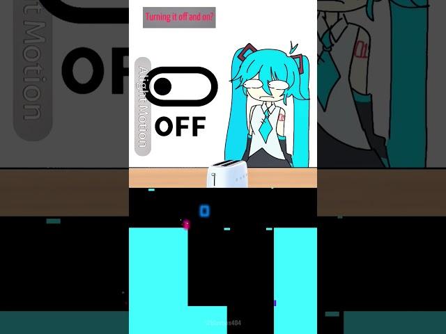 Talkloids Be Like: The Broken Toaster Animation (Original: ‪@Electronmiku‬) | Blue Bouncing Square