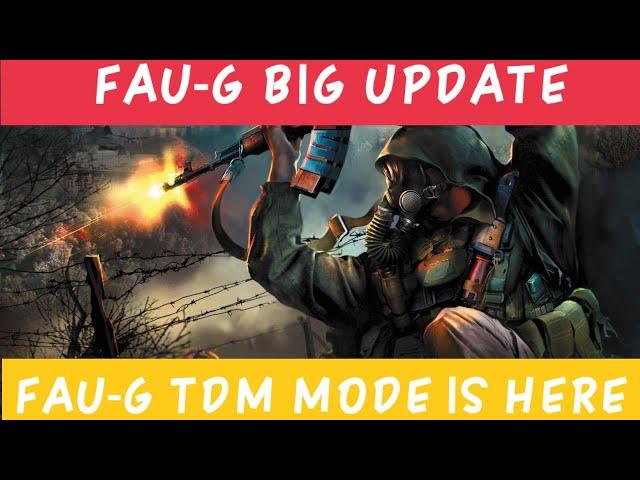 || FAU-G 5v5TDM mode is here||  || Beta versionhow to play || Big Updatefrom FAUG||