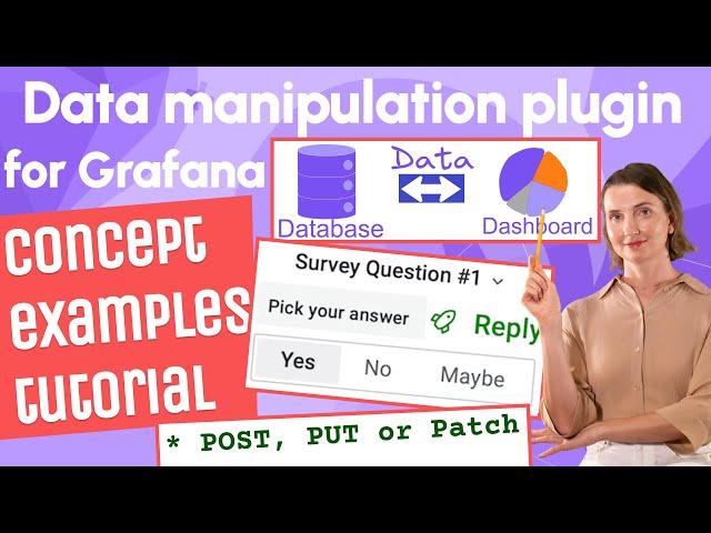 Data Manipulation Plugin for Grafana | Manual data entering and User input into Dashboard