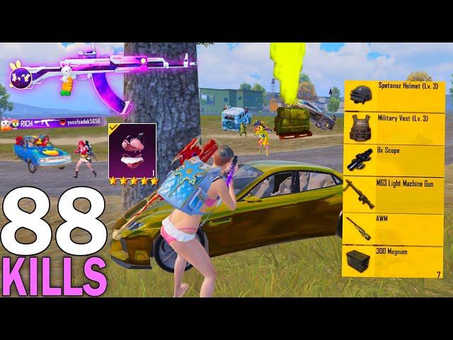  FASTEST RUSH GAMEPLAY With Bikini Outfit  Pubg mobile