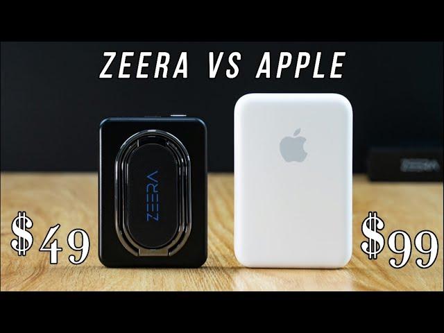 Apple MagSafe Battery Pack vs ZEERA MagSafe Power Bank! Full comparison.