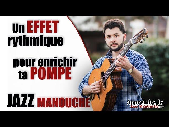 A RHYTHMIC EFFECT to enrich your gypsy jazz "pompe" - Learning Gypsy jazz