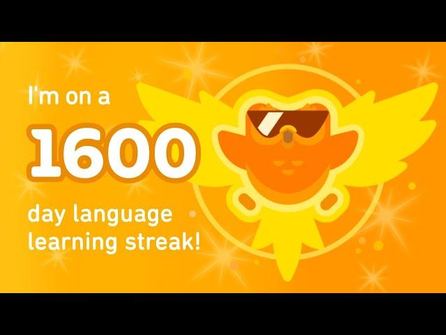 NEW MILESTONE! | 1600 Day Streak! (FULL LESSON + Super Duolingo Ad)