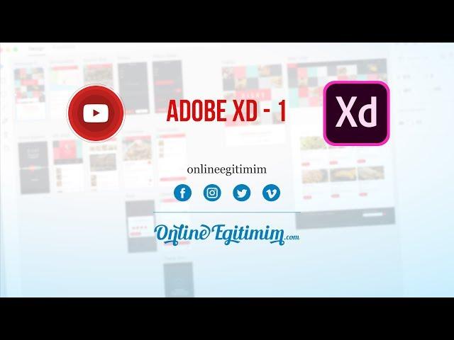 ( Ücretsiz ) A-Z Adobe XD Dersleri - 1 ( Adobe XD Ücretsiz Yüklemek )