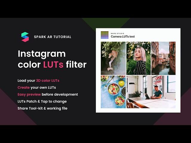 Spark AR: Create Instagram LUTs filter