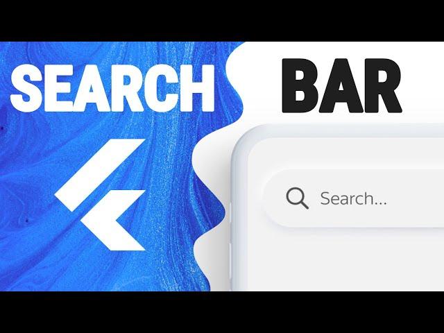 Flutter Search Bar - The Simplest & Fastest Way