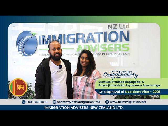 NZ Resident Visa - 2021 Approval || Happy Clients Sumudu and Priyanji || Immigration Advisers NZ Ltd