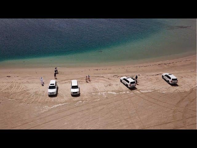 Epic Drone Aerial Shots Where Desert Meets The Sea (Khor Al Adaid) | Qatar-Doha | Dune Bashing