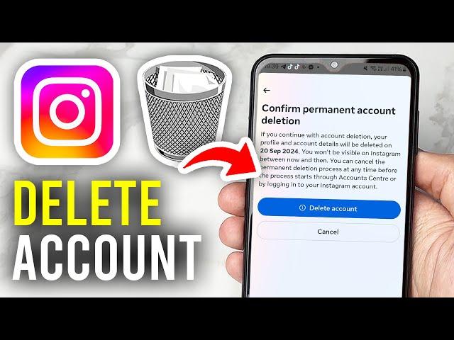 How To Delete A Instagram Account - 2024