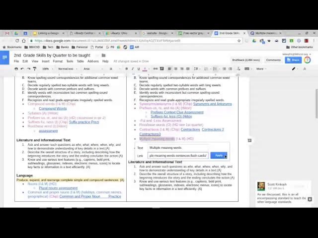 G Suite Training: How to add an external website to a Google Doc