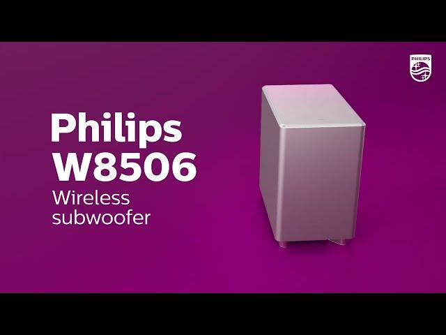 Philips TAW8506 Wireless subwoofer - Simply deeper sound for your Philips TV