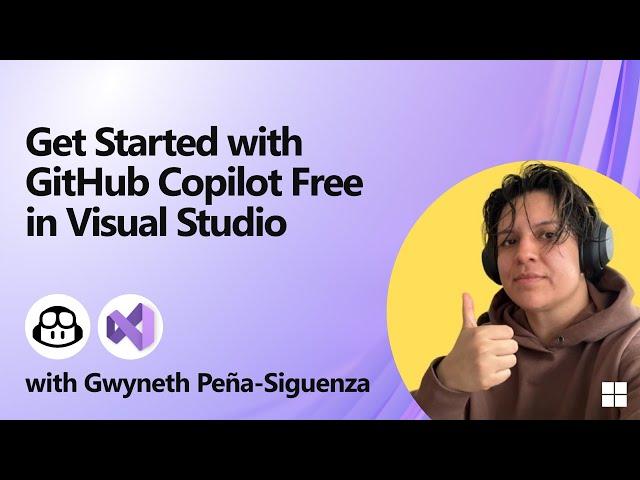 Getting started with GitHub Copilot Free in Visual Studio