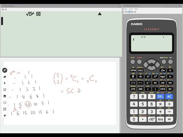 Classwiz How-To: Using nCr