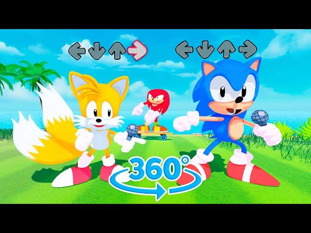 Sonic Vs Tails Dance FNF 360°