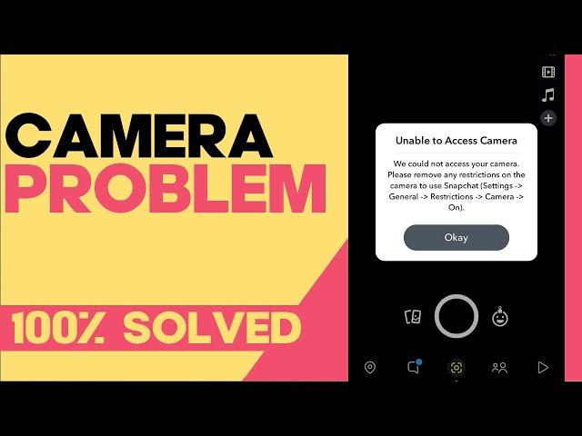 How to Fix and Solve Snapchat Was Unable To Open Camera on Any Android Phone - Snap Problem