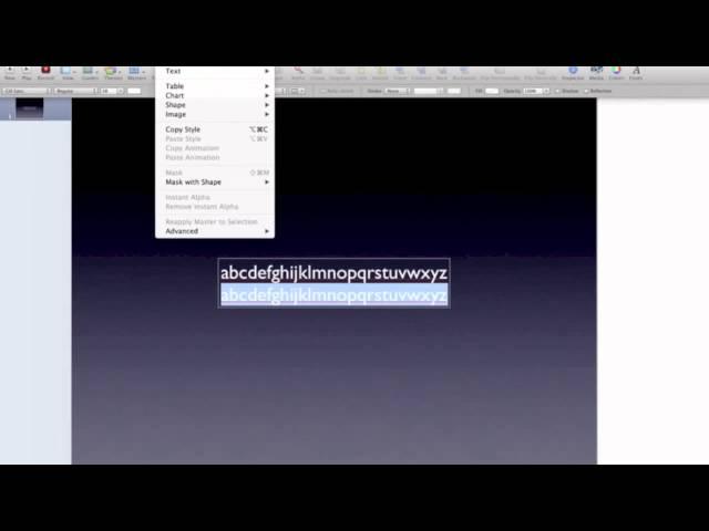 Apple iWork Keynote Tips and Tricks: Using Icon Fonts for Graphics in Keynote