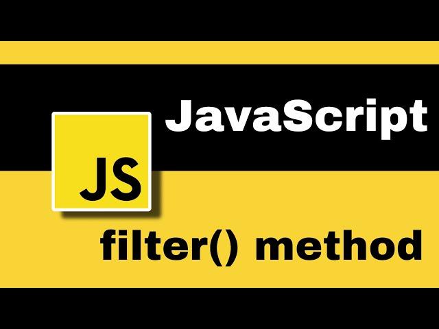 filter() method in javascript | filter() function | How filter() method works in javascript