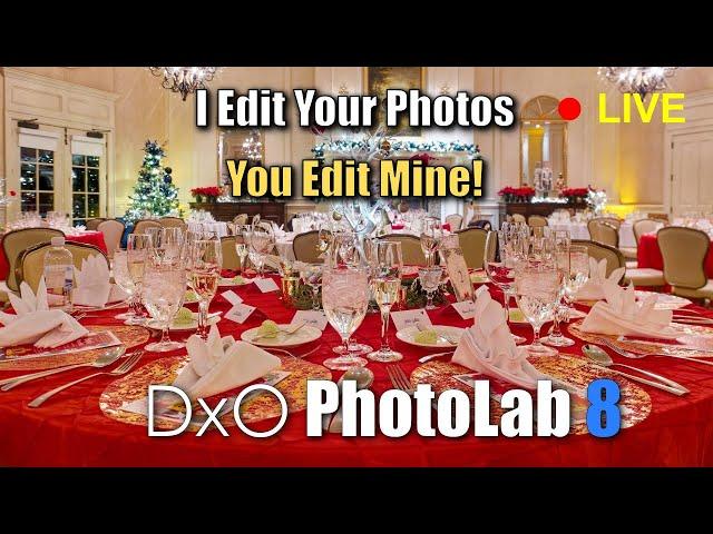 Photo Editing Live with DxO Photolab 8: Send me your photos - Link Below!