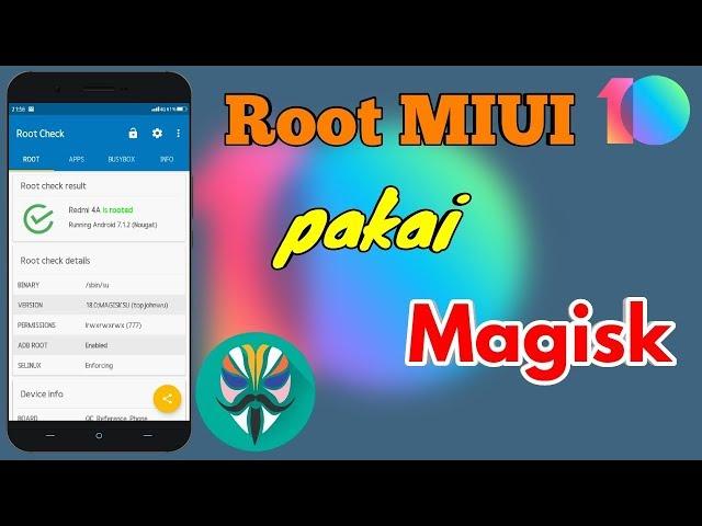 Root Magisk Redmi 4X/4A MIUI 10 & All Xiaomi