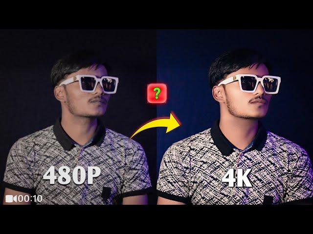 Low Quality Video Ko 4k Me Kaise Convert Kre | 4k Video Enhance Like Topaz  @RKEDITZMASTER