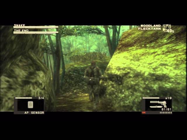 The End battle in Metal gear Solid 3!