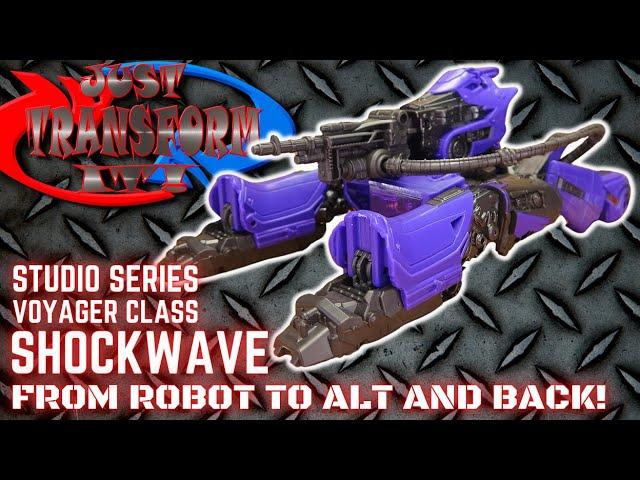 JUST TRANSFORM IT!: Studio Series Voyager Shockwave (Bumblebee Movie)