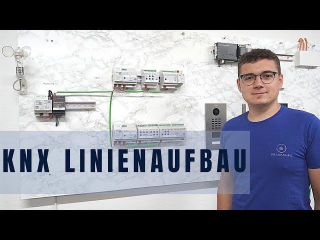 KNX Linienaufbau| Linienkoppler| KNX für Anfänger Folge 3| MDT Glastaster| Smarthome