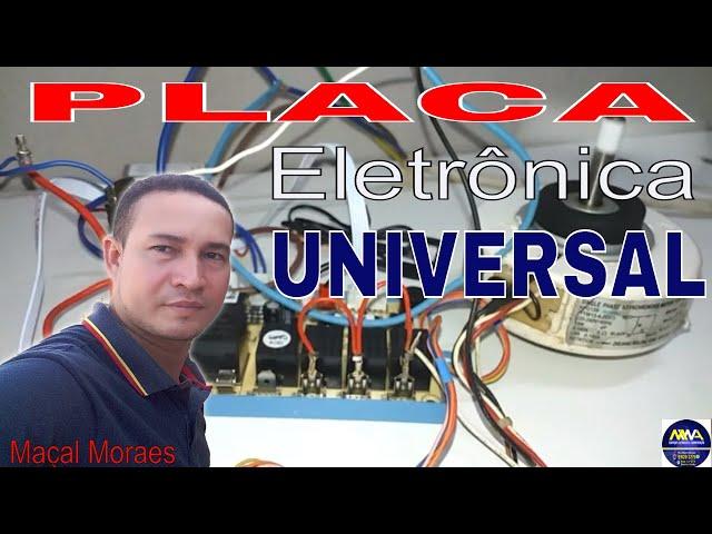 COMO MONTAR PLACA ELETRÔNICA  UNIVERSAL