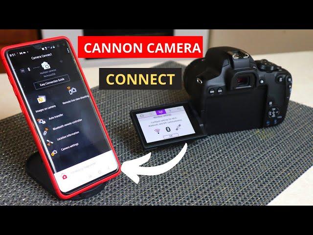 CAMERA CONNECT APP - Transfer Photos Wirelessly  | M50 Camera | How to.