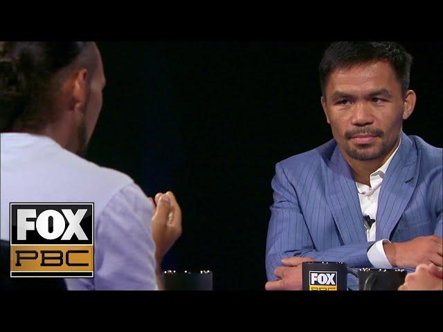 Manny Pacquiao vs. Keith Thurman [FULL INTERVIEW] | FACE TO FACE | PBC ON FOX