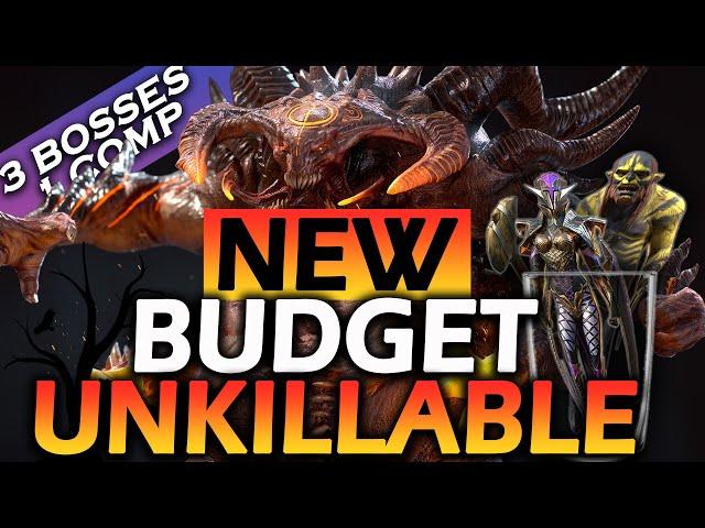New Budget Unkillable - 3 Bosses, 1 Comp | Raid Shadow Legends