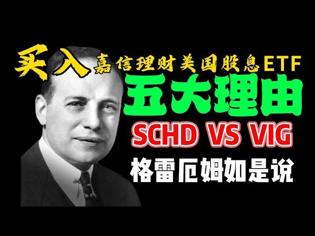 买入嘉信理财美国股息ETF（SCHD)的五大理由|SCHD VS VIG|美股分析|美国投资|股市分析