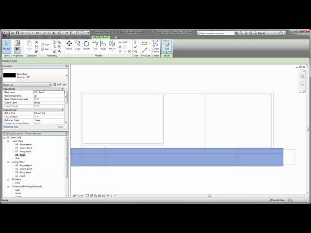 Revit LT Getting Started: Creating a Roof