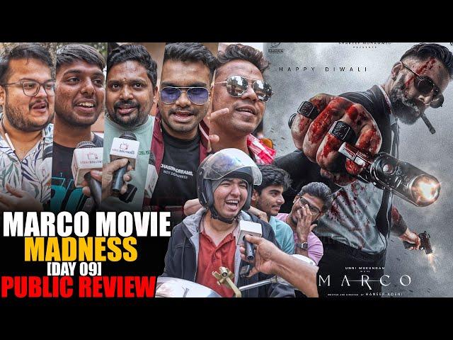 Marco Movie Hindi | Day 09 Saturday | Madness Public Review | Unni Mukundan,Kabir, Duhan Singh